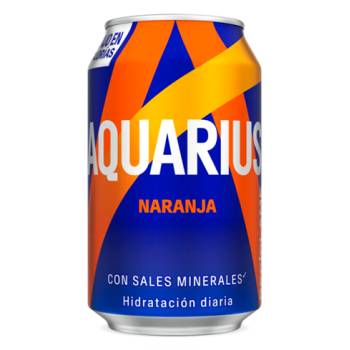 Aquarius Naranja Lata 33 cl. - Pack 24 unidades