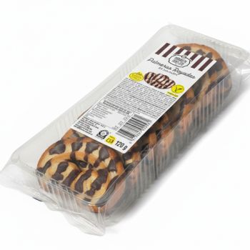 Bandeja Palmeras Rayadas  Virgen del Brezo 120 g - Caja 20 Unidades