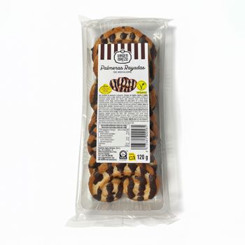 Bandeja Palmeras Rayadas  Virgen del Brezo 120 g - Caja 20 Unidades 2