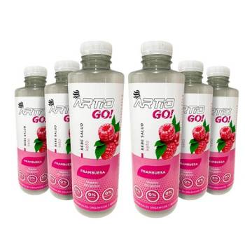 Bebida Isotónica Artio GO! Frambuesa 500 ml-12 unid.