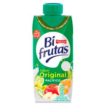 Bifrutas Pacífico Tetrabrik C/TAPÓN 330 ml. - Caja 18 unidades