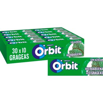 Chicle Orbit Hierbabuena 14 gr. -Estuche 30 unidades al por mayor 2