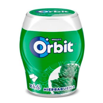Chicle Orbit Hierbabuena Bote - Caja 6 unidades