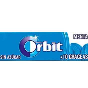 Chicle Orbit Menta 14 gr. -Estuche 30 unidades