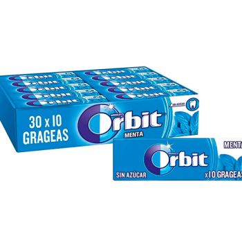 Chicle Orbit Menta 14 gr. -Estuche 30 unidades para vending al por mayor 2