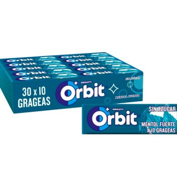 Chicle Orbit Menta Fuerte 14 gr. - Estuche 30 unidades al por mayor 2