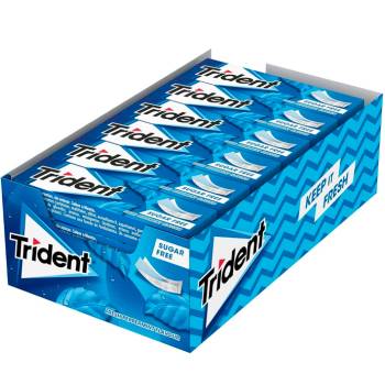 Chicle Trident en Lámina Peppermint para vending al por mayor 2