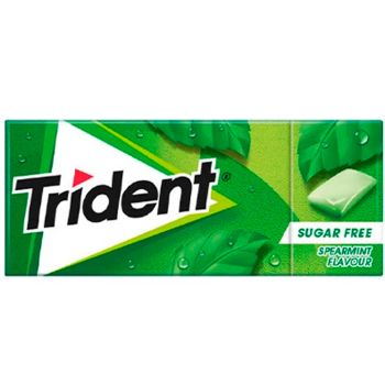 Chicle Trident Fresh Hierbabuena (Gragea) 14 gr. - Caja 24 unidades