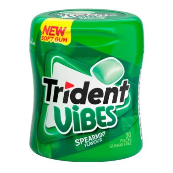 Chicle Trident Vibes Spearmint - 70,2gr. Pack 6 Unidades