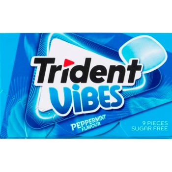 Chicles Trident Vibes Peppermint 21 g - Caja 16 Unidades