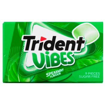 Chicles Trident Vibes Spearmint 21 g - Caja 16 Unidades