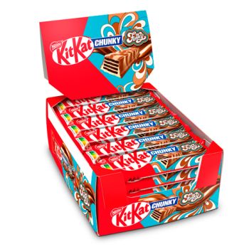 Chocolatina Kit Kat Chunky Funky 40 gr.  - Caja 24 Unidades 2