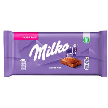 Chocolatina Milka Alpine Milk 45 gr. - Caja 19 unidades