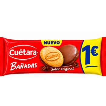 CUÉTARA Galletas Bañadas 65 gr. - Caja 18 Unidades