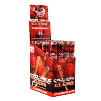 Cyclones Clear Strawberry caja