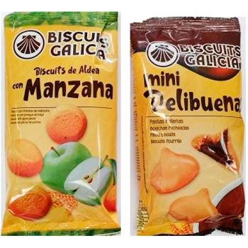 Delibuenas chocolate 90 gr, 30 UNID + Biscuit Manzana 90 gr ( SIN CARGO ), 30 UNID - FORMATO VENDING
