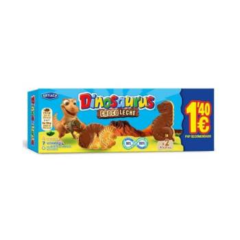 Dinosaurus Choco Leche 85 gr. - Caja de 12 unidades - PRECIO MARCADO A 1.40 € -