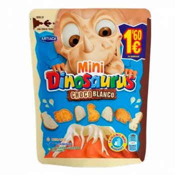 Dinosaurus MINI ChocoBlanco 80 gr. - Caja de 8 unidades - PRECIO MARCADO A 1'60 € -