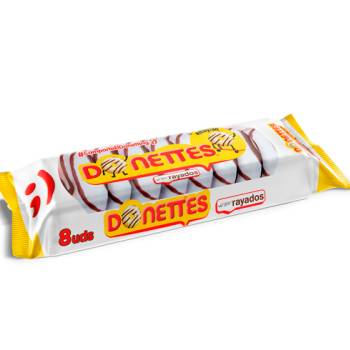 Donettes RAYADOS 4 unidades - SIN PRECIO MARCADO - Pack de 6