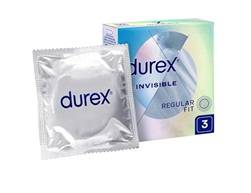 Durex Invisible 3 unidades - Bandeja de 24 estuches