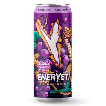 Eneryeti Mamba Negra 500 ml. - Caja de 12 unidades - PRECIO MARCADO A 1 € -
