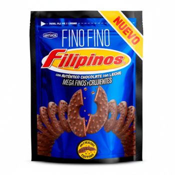 Filipinos Fino Fino Leche 70 gr. - Caja 8 unidades
