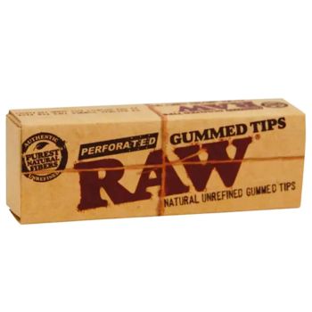 Filtro de Cartón Raw Tips Gummed & Perforated