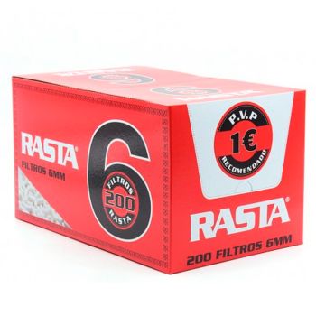 Filtro Rasta Algodón 6 mm  vending al por mayor