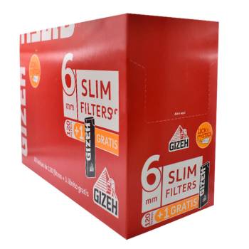 Filtros Gizeh 6 mm (Bolsa de 120+30 Unid.) - Caja 20 bolsas vending al por mayor