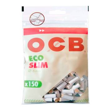 Filtros OCB Orgánico Slim 6 mm (bolsa 150 filtros) - Pack 10 unidades