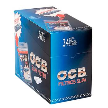 Filtros OCB Slim Algodón 6 mm (bolsa 120 filtros) + Librito X-Pert vending al por mayor