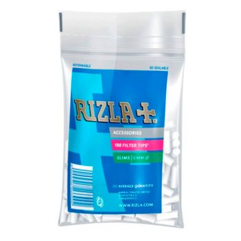 Filtros Rizla Algodón  6 mm (bolsa 150 filtros) - Caja 25 unidades