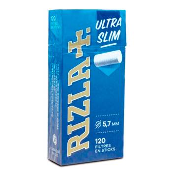 Filtros Rizla Algodón Ultra Slim 5,7 mm (estuche 120 filtros) - FORMATO VENDING - Caja 20 unidades