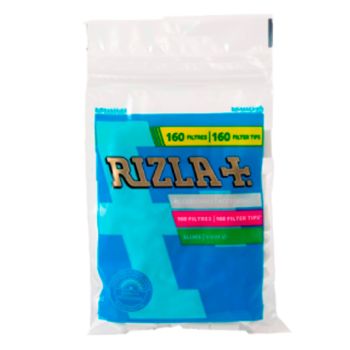 Filtros Rizla Slim Algodón 6 mm (bolsa 160 filtros) - Caja 50 bolsas