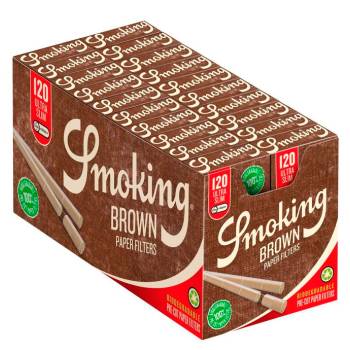 Filtros Smoking Brown Ultra Slim  vending al por mayor