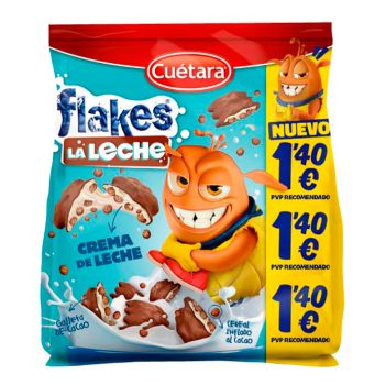 Flakes La Leche/ Bombazo 120 gramos - Caja de 7 bolsas ( Artículo con PRECIO MARCADO 1.40 € )