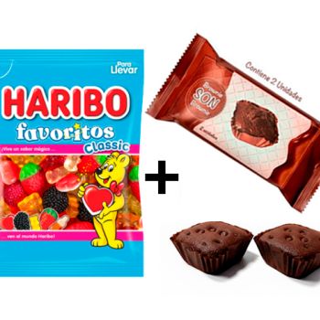 G H. Favoritos Classic 90 gr. ( 0.43 € ) + Brownie SON 50 gr. ( 0.368 € )