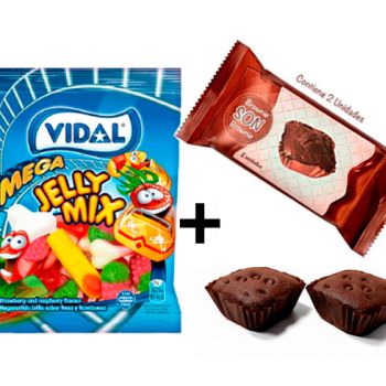 G V. Megasurtido Brillo 90 gr. ( 0.43 € ) + Brownie SON 50 gr.  ( 0.368 € )