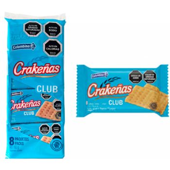 Galletas Crakeñas 24 g – Pack 8 paquetes