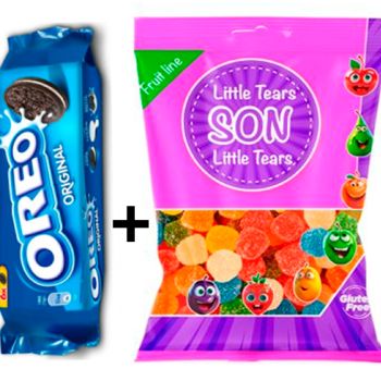 Galletas Oreo 66 gr. ( 0.372 € ) + GS. Little Tears  ( 0.398 € )