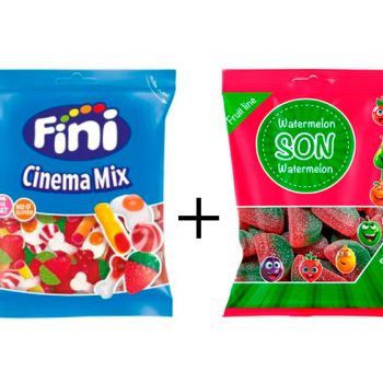 GF. Cinema Mix 90 gr. - Caja 12 unidades  + GS. Watermelon 80 gr. - Caja 16 Unidades