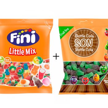 .GF. Little Mix Pica 90 gr. ( 0.44€ ) + GS. Bottle Cola Pica 80 gr. ( 0.398€ )