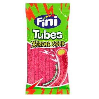 GF. Tubes Xtreme Sour  Fresa Melón 90 gr. - Caja de 12  unidades