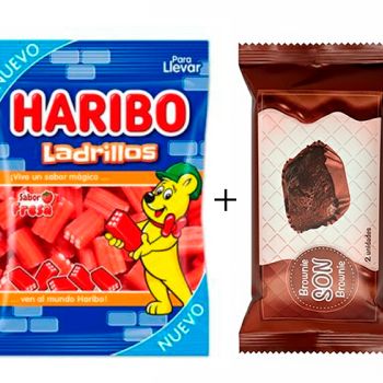 .GH Ladrillos 100 gr. ( 0.44 € ) + Brownie SON 50 gr. ( 0.368€ )