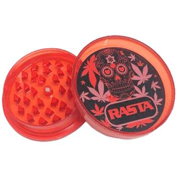 Grinder calavera en estuche individual para vending - 6 cm - 2 partes.