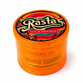 Grinder Psicodélico  6cm Rasta - 5 Partes