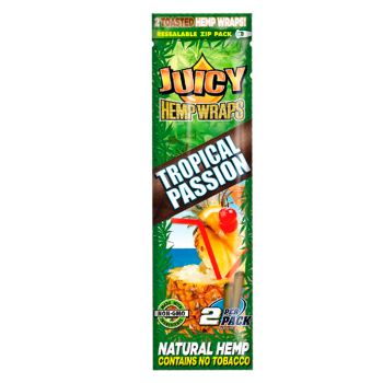 Hemp Wrap Juicy Tropical Passion (pack 2 unidades) - Caja 25 unidades