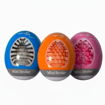 Huevos masturbadores Surtidos Party Up - Pack 6 Unidades