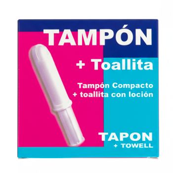 Kit Higiénico de Tampón + Toallita Íntima - Caja 36 Unidades