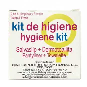 Kit Higiénico, Salvaslip + Toallita íntima - Caja 48 Unidades